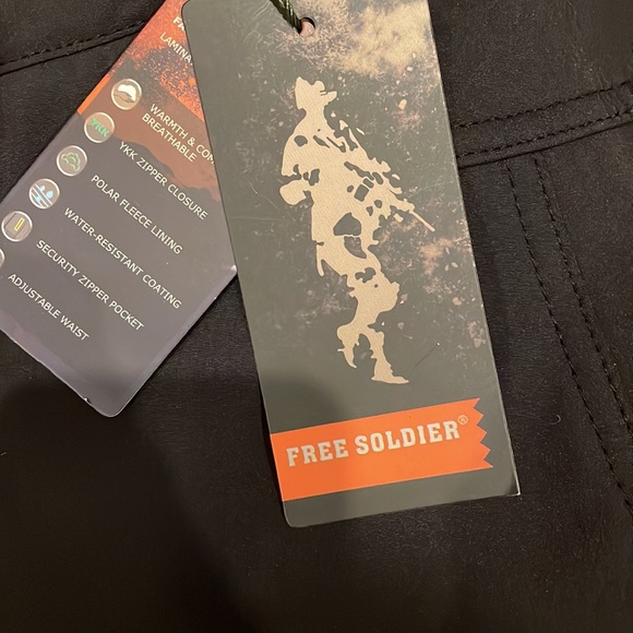 NWT FREE SOLDIER OUTDOOR SOFTSHELL SNOW/SKI PANTS - Picture 4 of 4